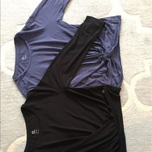2 Gap athleisure layering tops